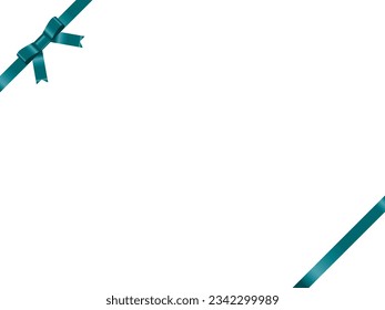 Illustration of a ribbon frame