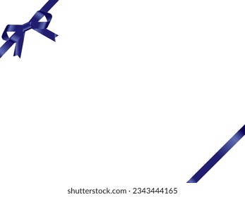 Illustration of a ribbon frame