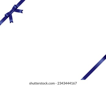 Illustration of a ribbon frame