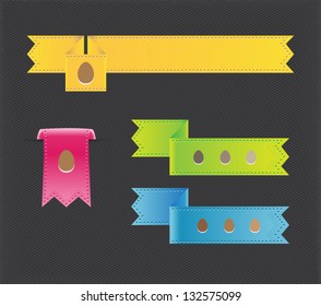 Illustration of ribbons