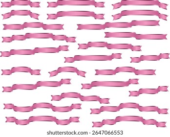 Ilustración de cintas de varias Formas