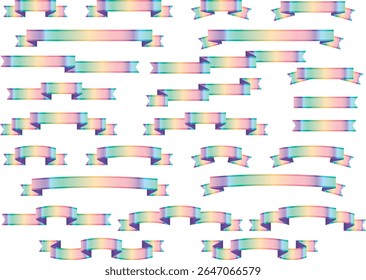 Ilustración de cintas de varias Formas