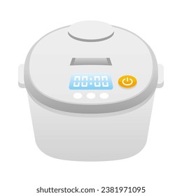 It is an illustration of a rice cooker.