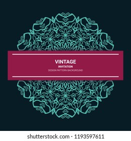 The illustration is a rich background. Abstract background. Rounded line geometric shapes. Radial banner. Can be used in the media. Vintage decorative elements. Vector illustration. Circular pattern.