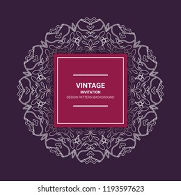 The illustration is a rich background. Abstract background. Rounded line geometric shapes. Radial banner. Can be used in the media. Vintage decorative elements. Vector illustration. Circular pattern.
