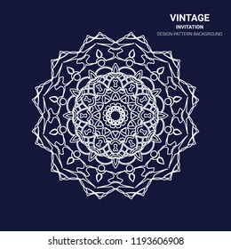 The illustration is a rich background. Abstract background. Rounded line geometric shapes. Radial banner. Can be used in the media. Vintage decorative elements. Vector illustration. Circular pattern.