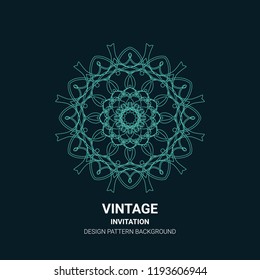 The illustration is a rich background. Abstract background. Rounded line geometric shapes. Radial banner. Can be used in the media. Vintage decorative elements. Vector illustration. Circular pattern.