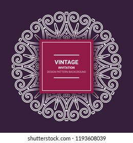 The illustration is a rich background. Abstract background. Rounded line geometric shapes. Radial banner. Can be used in the media. Vintage decorative elements. Vector illustration. Circular pattern.