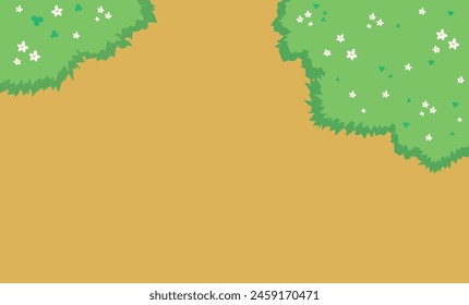 
Illustration of a rich natural background with green plants