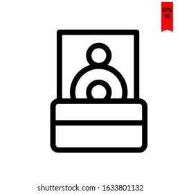 illustration of ring flat icon