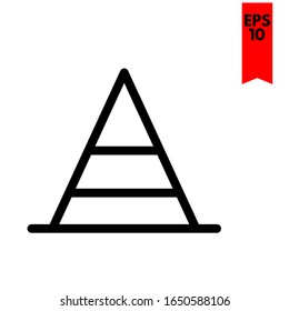 illustration of road flat icon