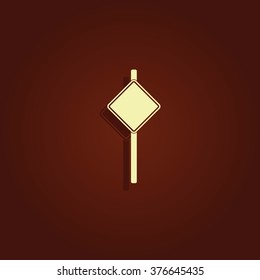 Illustration of road sign.