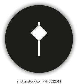 Illustration of road sign.