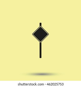 Illustration of road sign.