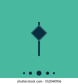 Illustration of road sign.