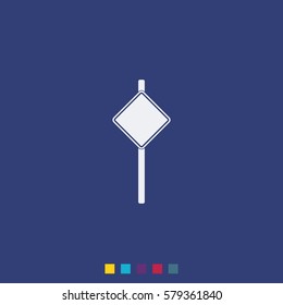 Illustration of road sign.