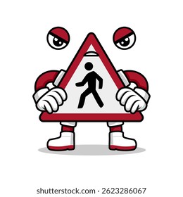 illustration of road signs. suitable as an additional element in all highway theme designs