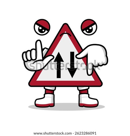 illustration of road signs. suitable as an additional element in all highway theme designs