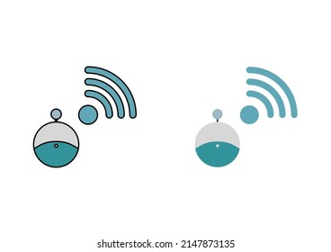 An illustration robot.
A set of Technology icons.