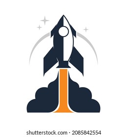 Illustration of a rocket taking off into space to carry out a space mission to find aliens near a black hole. This expedition brings the best astronauts from earth on a mission of universal peace.
