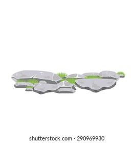 illustration. Rocks and Generic rocks and rubble 3