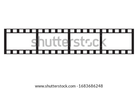 illustration of roll camera in black and white for background or template. color can be edited.eps10