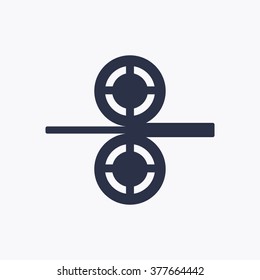 Illustration of the rolling press icon 