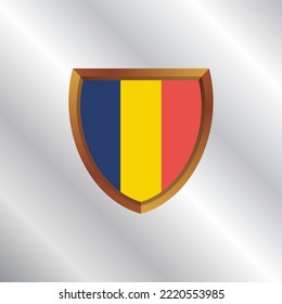 Vorlage für die Flagge Rumäniens