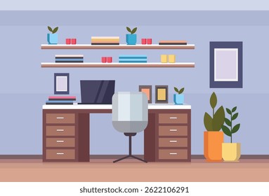 ilustração, quarto, lâmpada, desenho animado, mesa, vetor, design, moderno, interior, interior, fundo, móveis, caneca, poltrona, casa, gráfico, sala de estar, decoração, casa, ninguém, na moda, cena, vazio