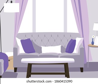 It is an illustration of the room. Please use it as a background.