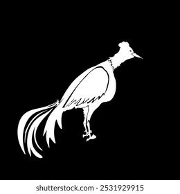 ilustração de uma imagem de ícone de galo sem fundo