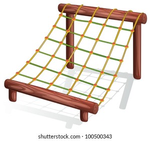 Illustration Of A Rope Course