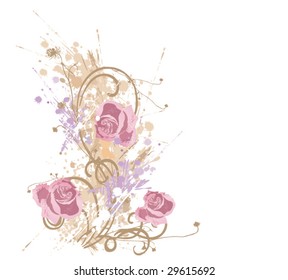 Illustration of roses