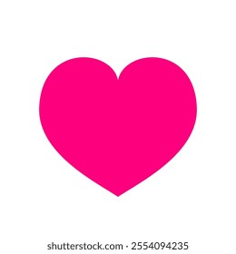 It is an illustration of a round heart.
