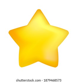
Illustration of a rounded star