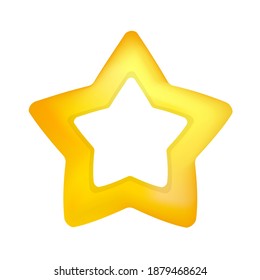 
Illustration of a rounded star
