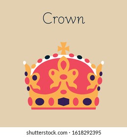 Illustration of the royal crown