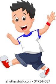 illustration of Runner boy