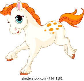 a cartoon pony