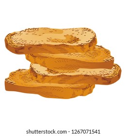 Illustration of the rusk