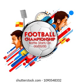 illustration of Russia Football Championship soccer sports Russia background