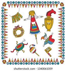 illustration Russian tradition