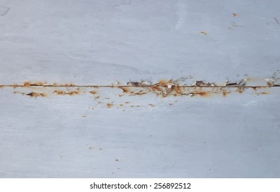 illustration of  rusty metal texture. Vector grunge background. 