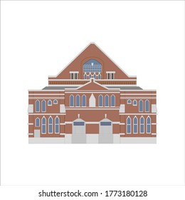 illustration of ryman auditorium city nashville in usa