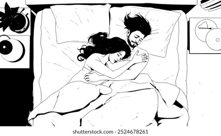An illustration of Safe Intimacy: Contraception in Bed