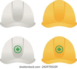 illustration of a safety helmet hard hat