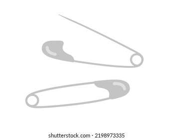 Illustration Safety Pin Stock Vector (Royalty Free) 2198973335 ...