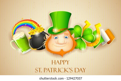 illustration of Saint Patrick's Day background
