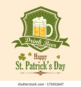 illustration of Saint Patrick's Day background