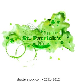 illustration of Saint Patrick's Day background